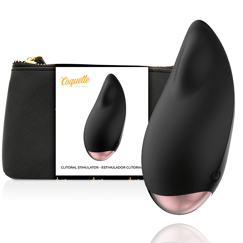 Coquette Chic Desire Drop – Klitoris-Vibrator Schwarz/Gold