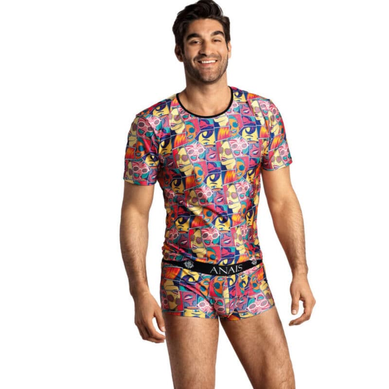 Anais Men Comics – Herren-T-Shirt aus Stretch-Material