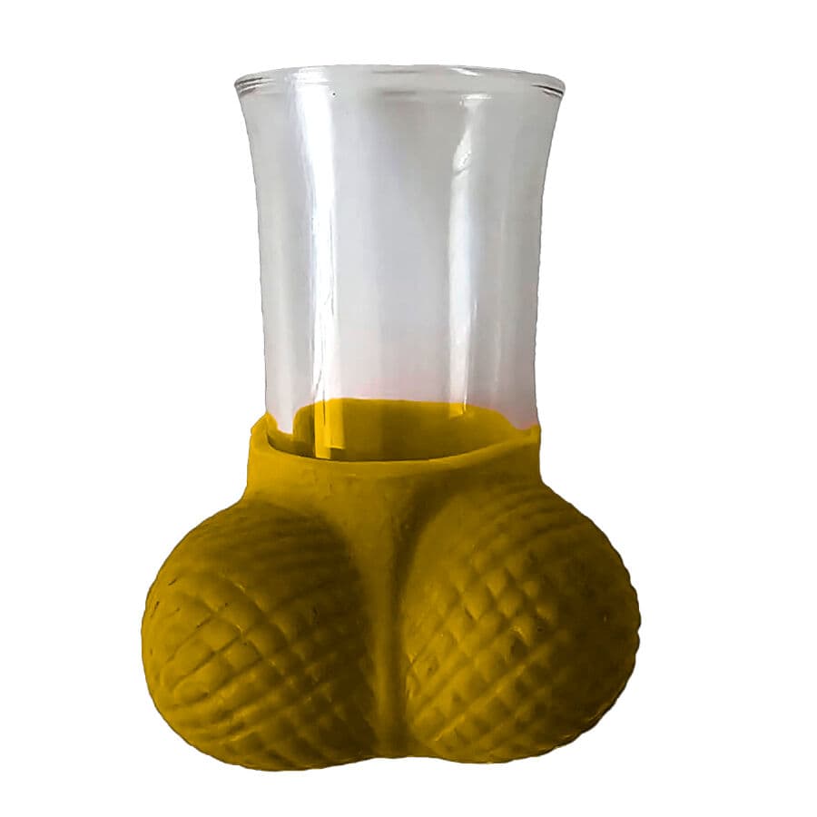 Diablo Picante – Schnapsglas in Gold-Optik