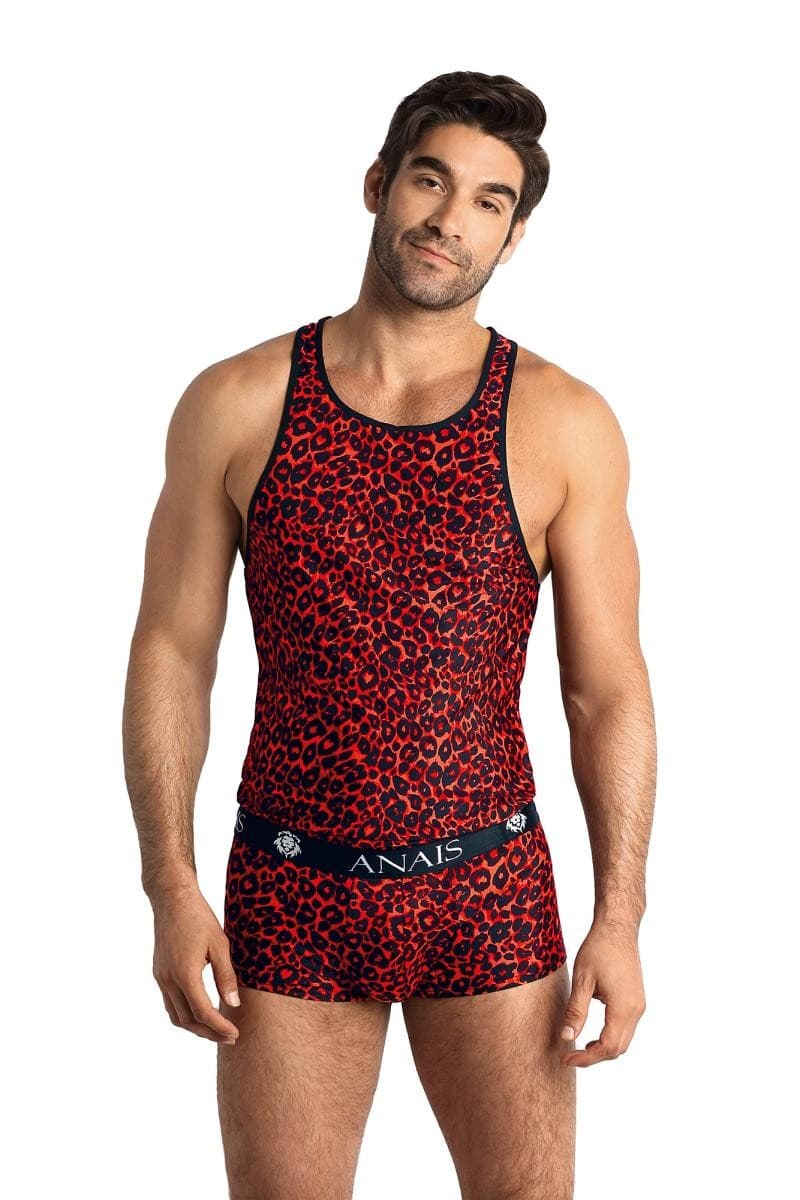 Anais Men Tribal – Ärmelloses Top mit Animal-Print
