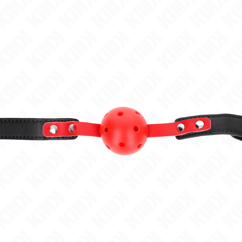 Kink – Ballknebel mit harter Hohlkugel, Schwarz