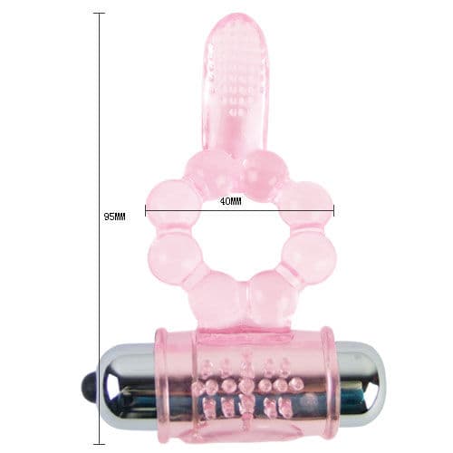 Baile Vibro-Penisring – Silikonring mit 10 Vibrationsrhythmen