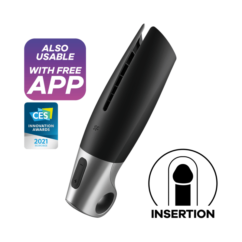 Satisfyer Power Masturbator – Silikon-Masturbator mit App