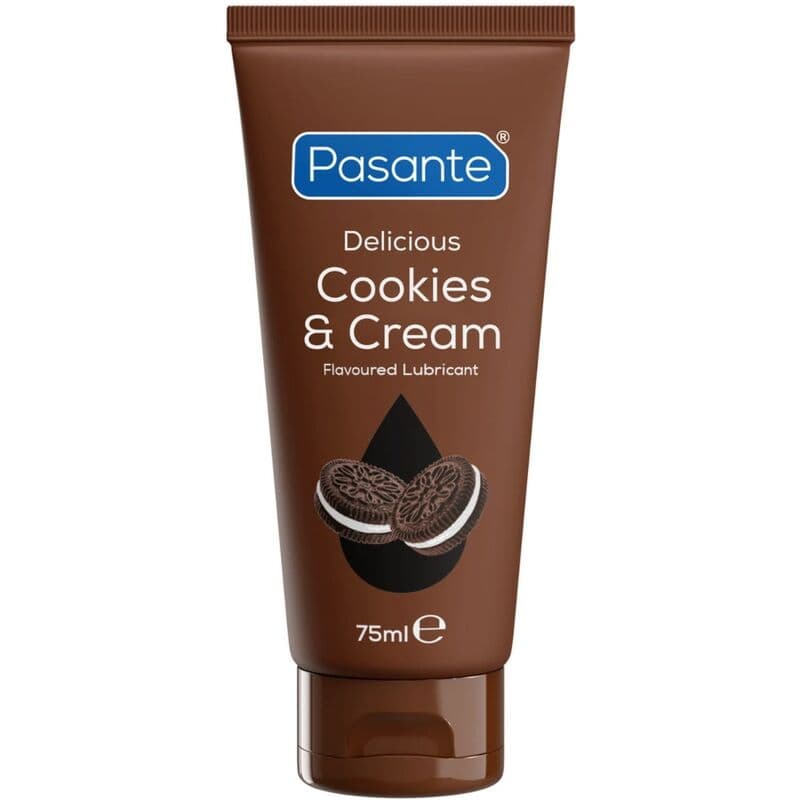 Pasante – Wasserbasiertes Gleitgel mit Geschmack Cookies & Cream