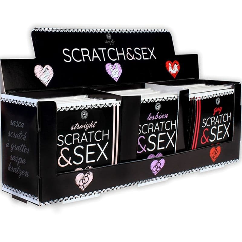 SecretPlay Scratch & Sex Display – Sortiment mit 36 Rubbelspielen