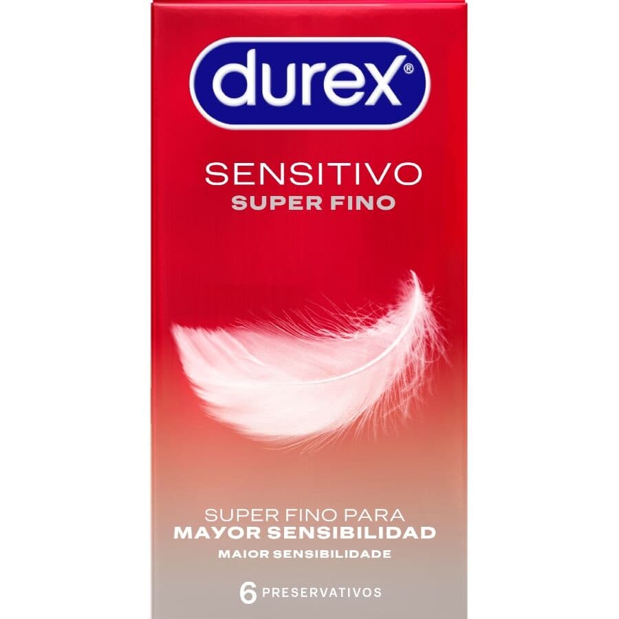 Durex Sensitive Total Contact – ultradünne Kondome – 6 Stück, Ansicht 2