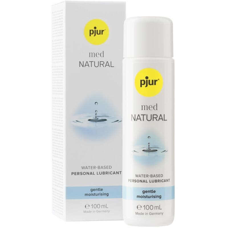 Pjur MED Natural – Gleitgel auf Wasserbasis, mit pflanzlichem Glycerin für trockene Haut