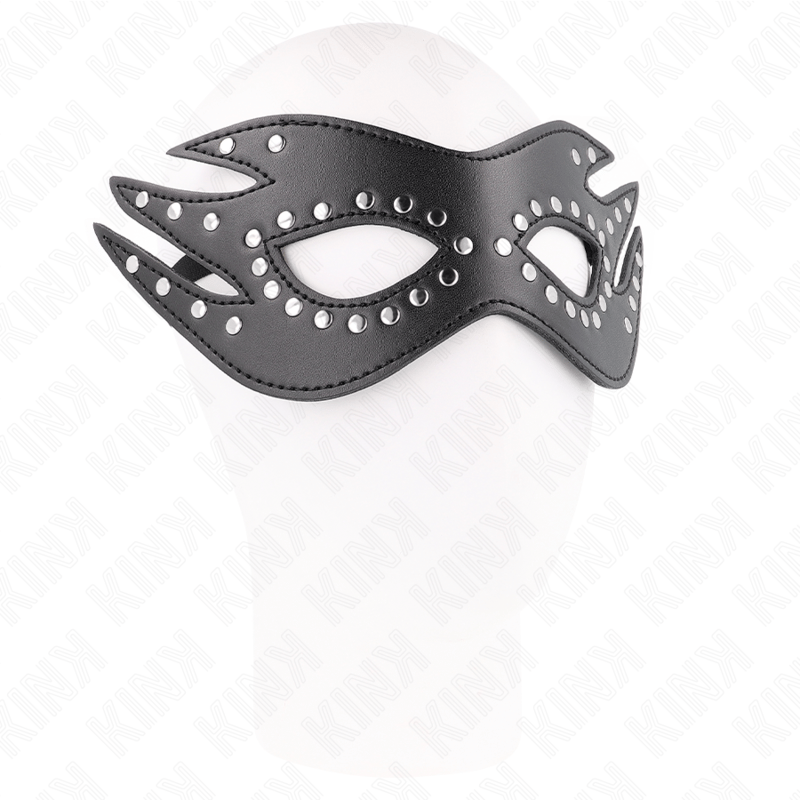 Kink Kunstledermaske Modell 3 – Augenmaske mit Nietenbesatz