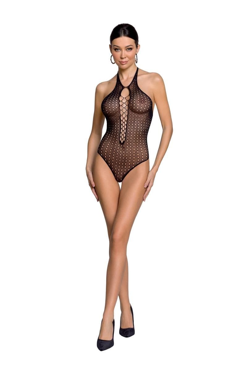 Passion BS088 – Bodystocking mit Netz und Spitze