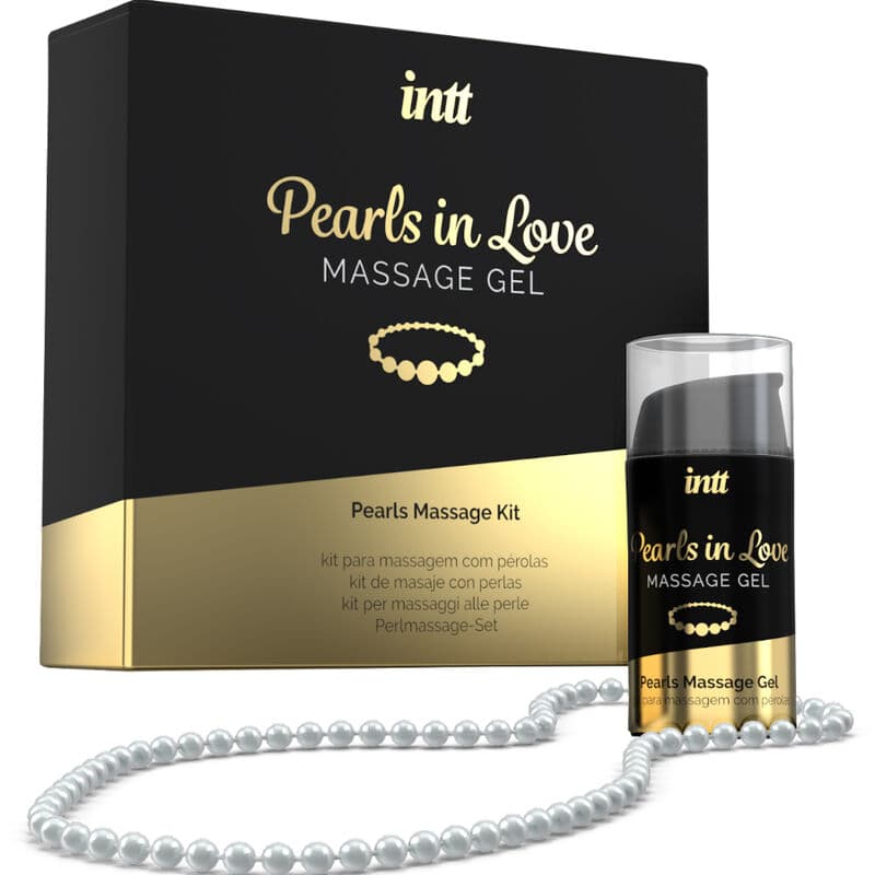 Intt Pearls in Love – Massageset mit Perlenkette und Silikongel