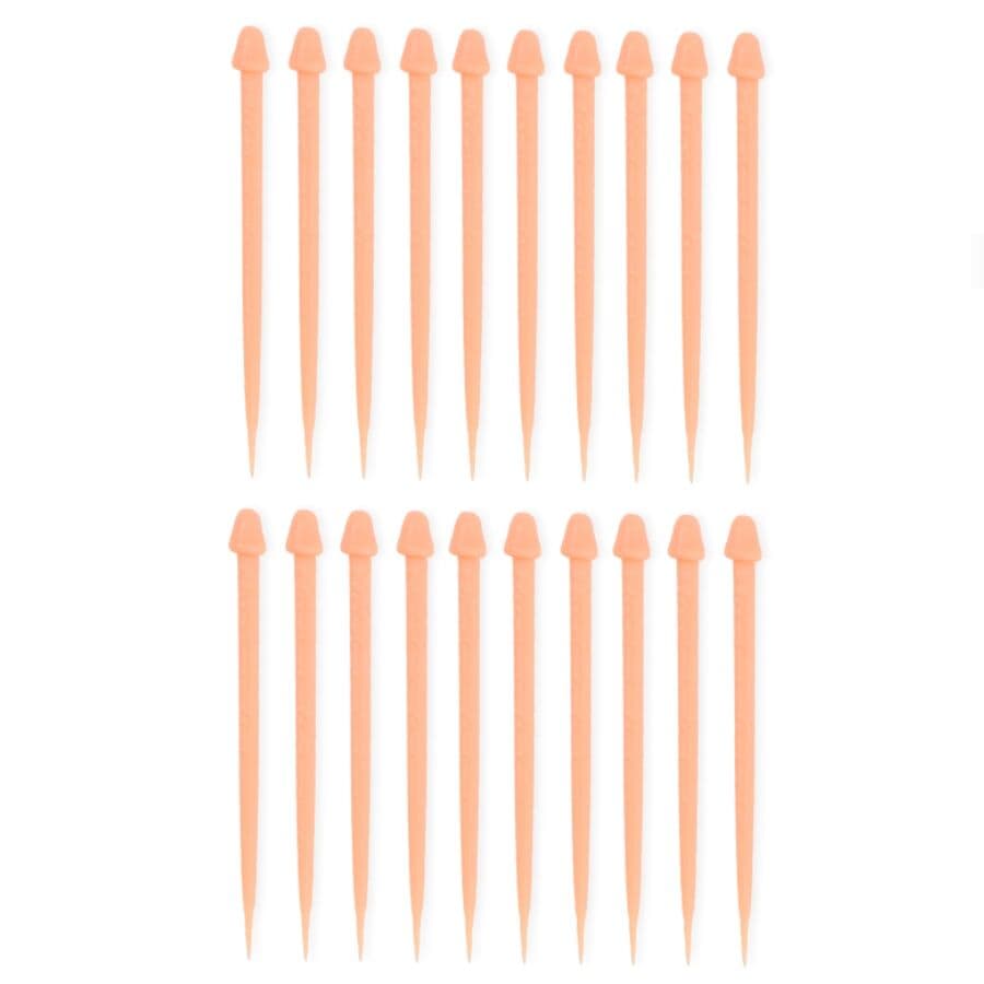 Diverty Sex Diablo Picante – Party-Foodpicks in Penisform, 20 Stück