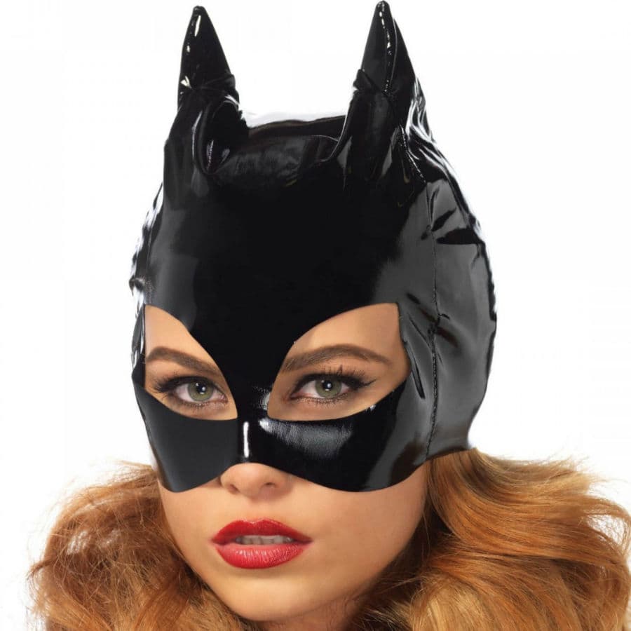 Leg Avenue – Katzenmaske aus Vinyl für Rollenspiele