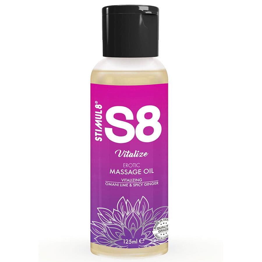 Stimul8 S8 Vitalisierendes Limetten-Massageöl – Massageöl