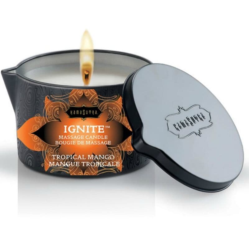 Kamasutra Tropical Mango – Massagekerze mit tropischer Mango