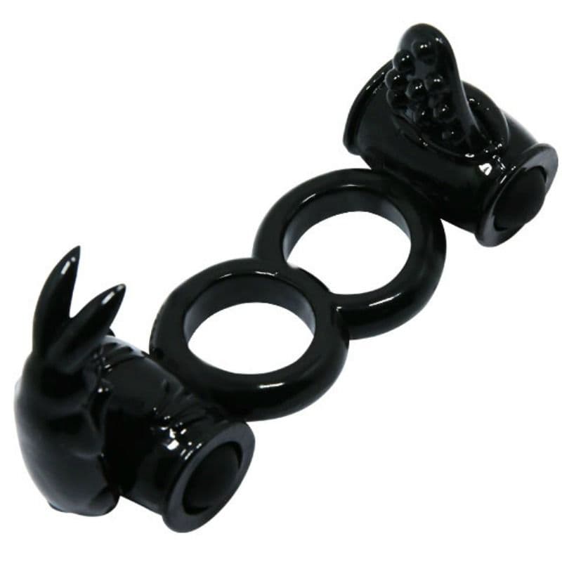 Baile Sweet Ring – Vibro-Penisring mit doppeltem Klitoris-Häschen