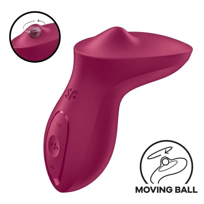 Satisfyer Exciterrr – Klitoris-Vibrator mit Rollkugel, Fuchsia