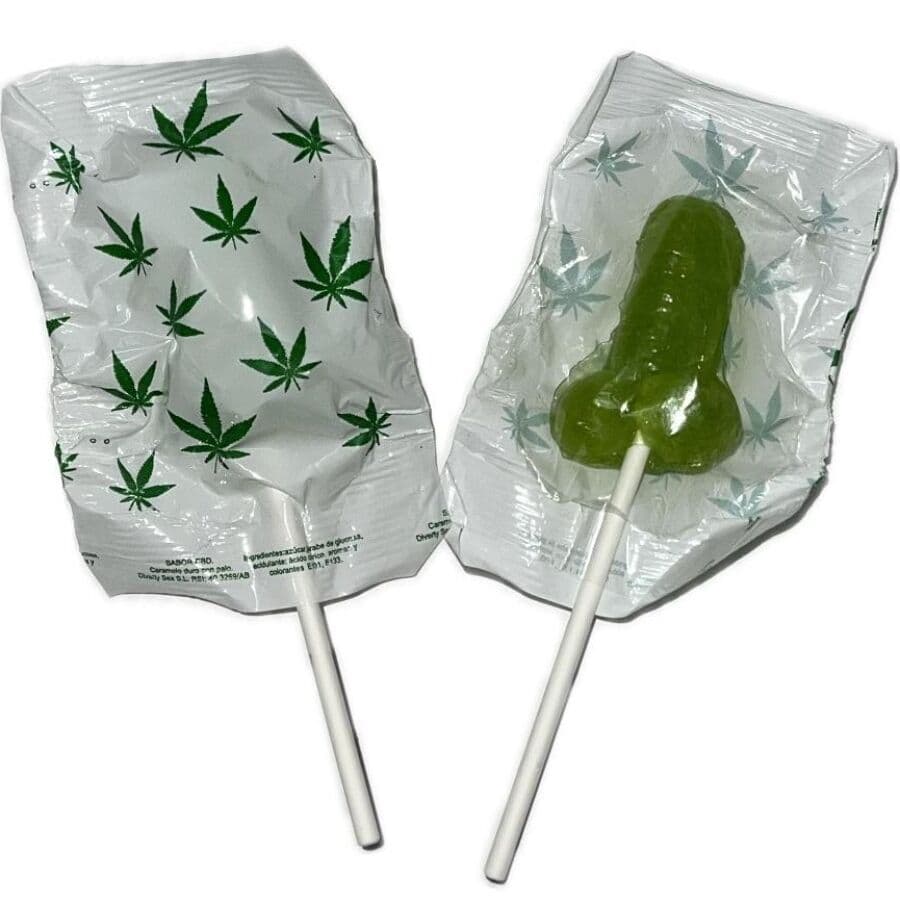 Diablo Goloso Cannabis-Aroma – Einzelner Penis-Lollipop