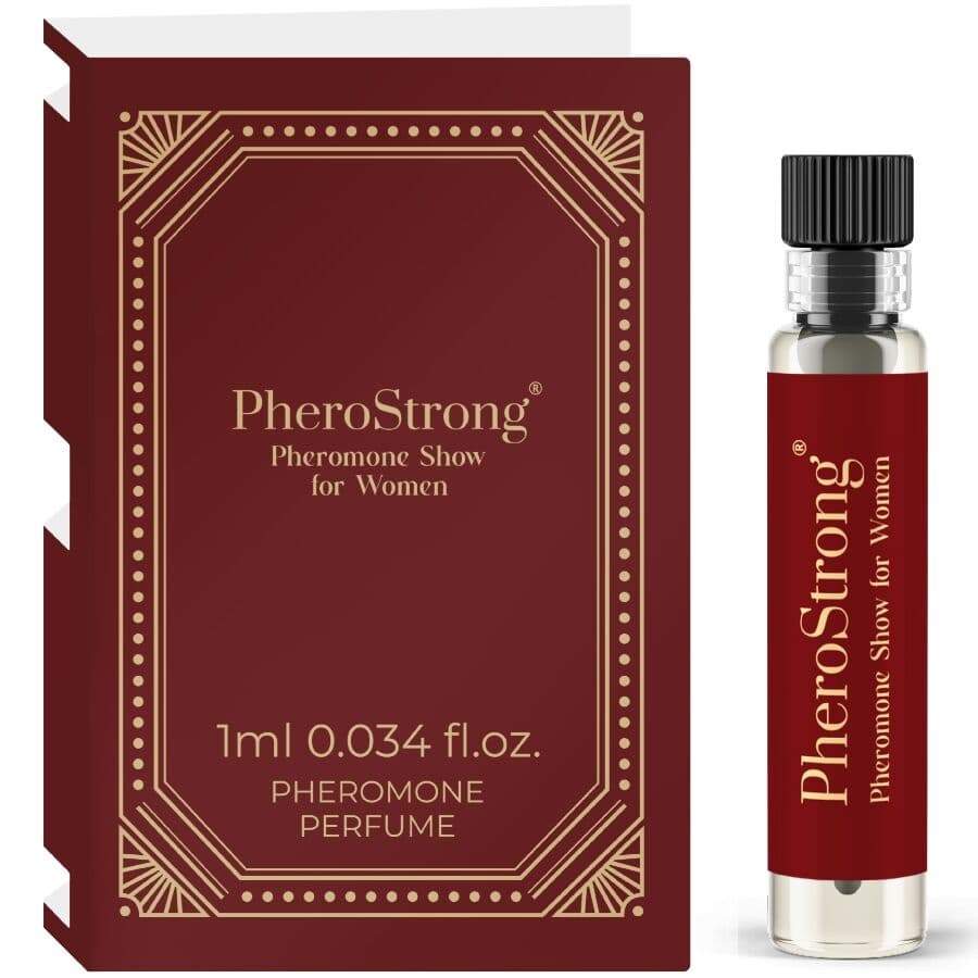 Verpackung des PheroStrong Show for Women Pheromon-Parfums für Frauen
