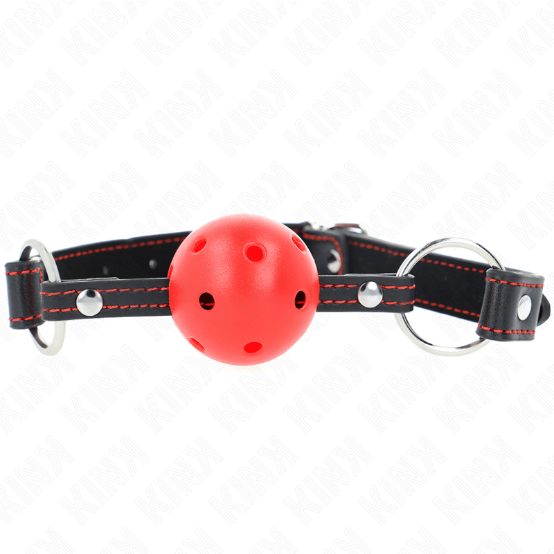 Kink – Ballknebel Modell 2 mit Hartkugel, Riemen 65 cm