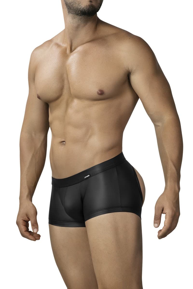 Cut4Men Split Exposure Trunk – Boxershorts in Schwarz