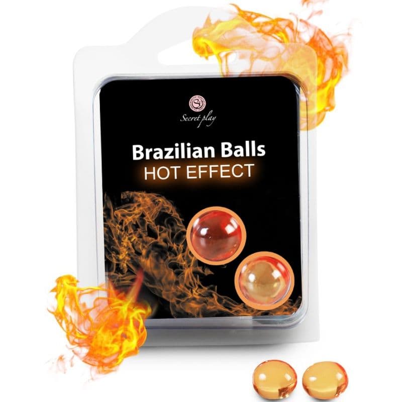 Secret Play Brazilian Balls – 2er-Set Massagekugeln mit Effekt-Gel