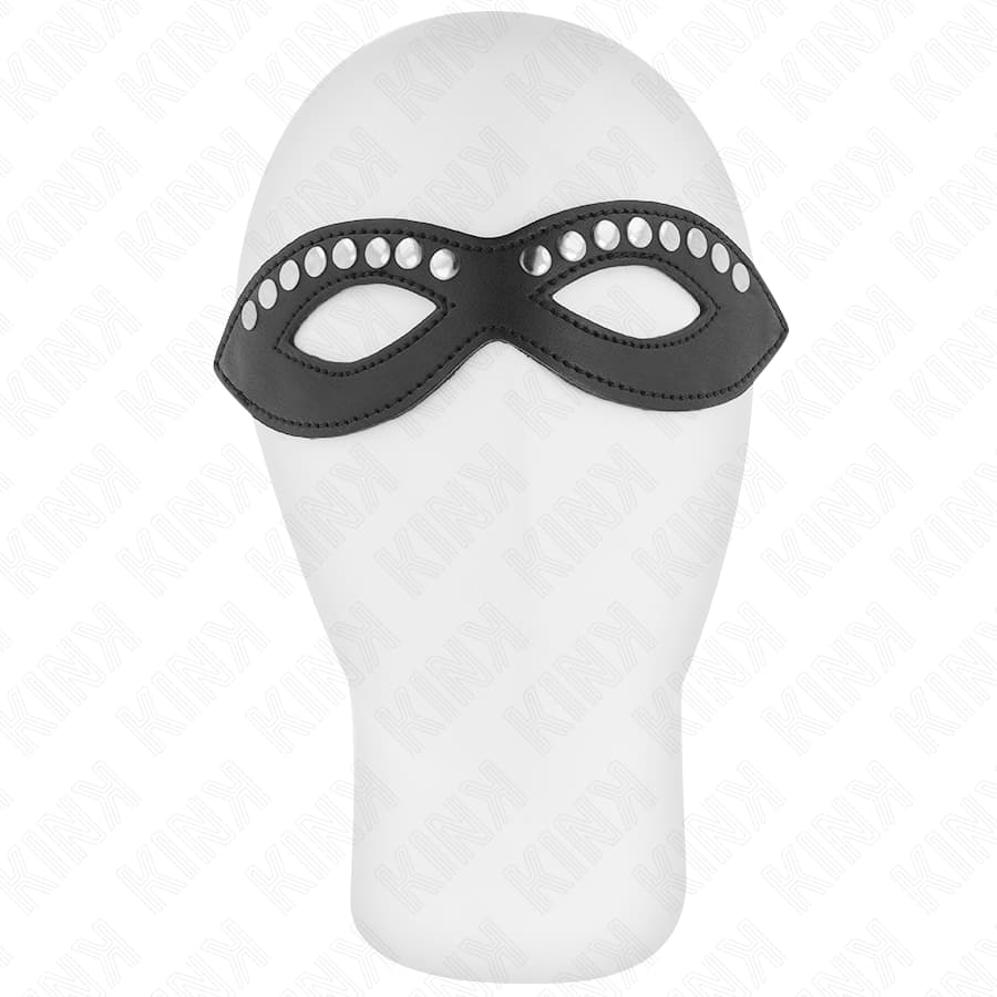 Kink – Augenmaske mit Mininieten, Modell 1, 20,5 x 5,5 cm