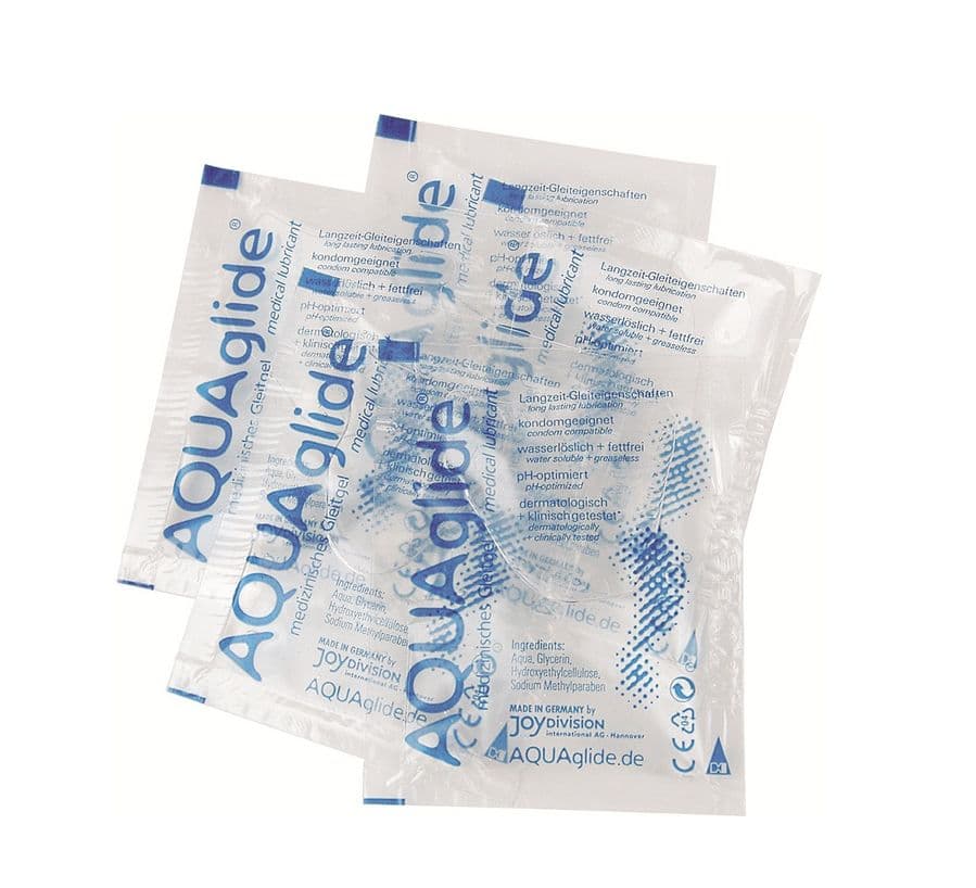 JoyDivision AquaGlide – Neutrales Gleitgel auf Wasserbasis, Einzeldosis 3 ml