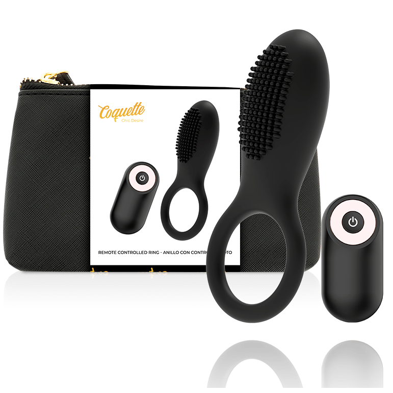 Coquette Chic Desire Cockring Fernbedienung – wiederaufladbarer Vibro-Penisring