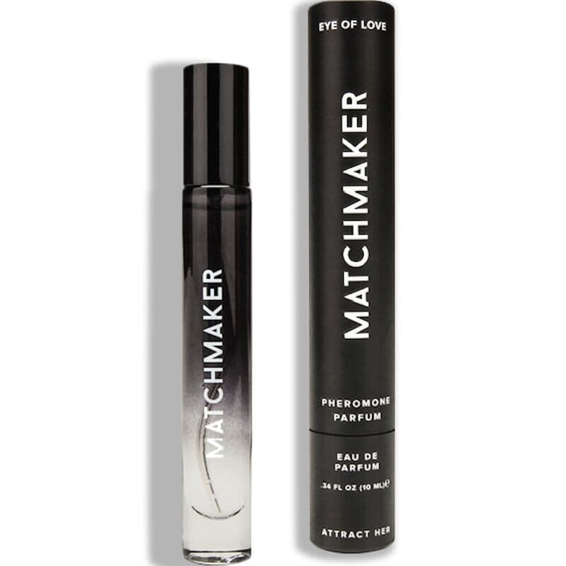 Matchmaker Black Diamond Parfum von Eye of Love in 10 ml und 30 ml nebeneinander