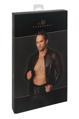 Verpackung der Noir Handmade Men Chaos Bomberjacke in der Hochglanzbox