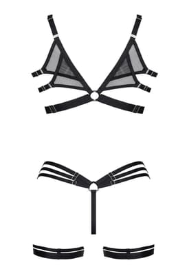 Demoniq LadyX Adora Set, Detailansicht der Gummibänder am Bund