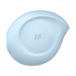 Satisfyer Sugar Rush Klitoris-Stimulator aus medizinischem Silikon seitlich mit Druckwellenöffnung im Detail