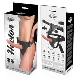 Harness Attraction Strap-on mit Vibration – Modellserie – Hector (20 cm / Ø 3,5 cm), Ansicht 54