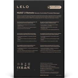 Originalverpackung des Lelo Hugo 2 Remote Prostatamassagers mit Abbildung