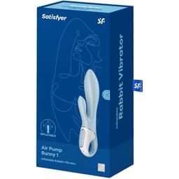 Satisfyer Air Pump Bunny 1 Rabbit-Vibrator, Seitenansicht mit Klitorisarm