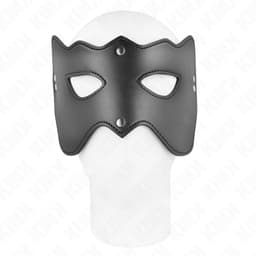 Kink Party-Augenmaske Modell 2 mit Maßen 27,5 x 12 cm, Größenverhältnis erkennbar