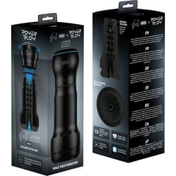 Verpackung des Kiiroo Feel Pocket Masturbator-Sets mit PowerBlow und Markenlogo