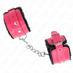 Kink Premium Handgelenkfesseln, Umfang von 17 bis 29 cm im Größenvergleich
