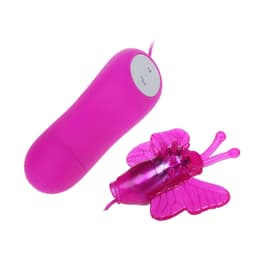 Baile Secret Butterfly Mini-Vibrator, Nahaufnahme der Silikonspitzen