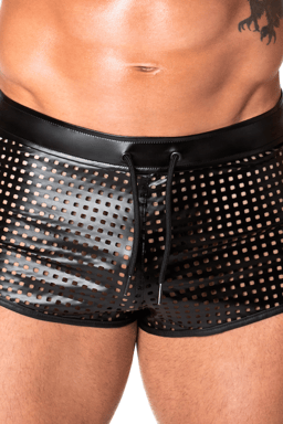 Noir Handmade Men Chaos Shorts, Rückenansicht im Detail