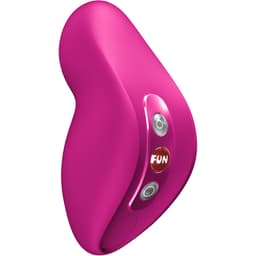 Fun Factory Allure Doppel-Air-Pulse-Vibrator in Magenta, Gesamtansicht