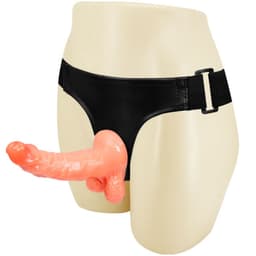 Baile Harness, Detailansicht des Vinyl-Penis mit Hodennachbildung