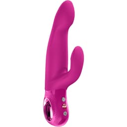 Fun Factory Bi Stronic Immerse Rabbit-Pulsator in Magenta, komplette Gesamtansicht