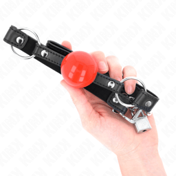 Kink Ballknebel, Größenvergleich mit 4 cm Durchmesser – zusätzliche Detailansicht des Produkts