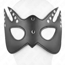 Verpackung der Kink Fledermaus-Augenmaske mit Nieten – zusätzliche Detailansicht des Produkts
