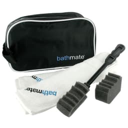 Bathmate Reinigungsset komplett ausgebreitet für einen genauen optischen Eindruck