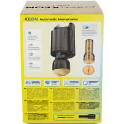 Kiiroo Keon WiFi Masturbator von der Seite, ergonomischer Griff und Antrieb im Detail