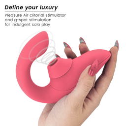 Womanizer Blend – Rabbit-Vibrator mit Pleasure Air und G-Punkt-Vibration – Rosé, Ansicht 17