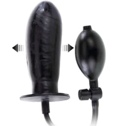 Baile Bigger Joy aufblasbarer Dildo im aufgepumpten Zustand abgebildet