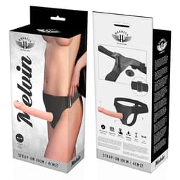 Harness Attraction Strap-on klassisch – Modellserie – Melvin – Flesh (19 cm / Ø 4 cm), Ansicht 28